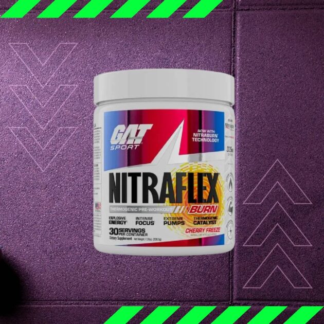 GAT Sport Nitraflex Burn - 30 Servings Cherry Freeze