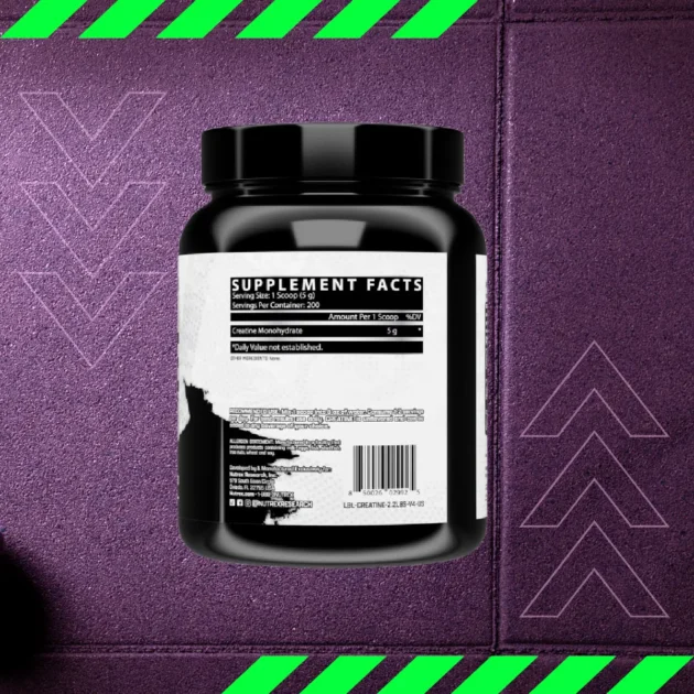 Nutrex Creatine Monohydrate- 1000g Unflavored - Image 2