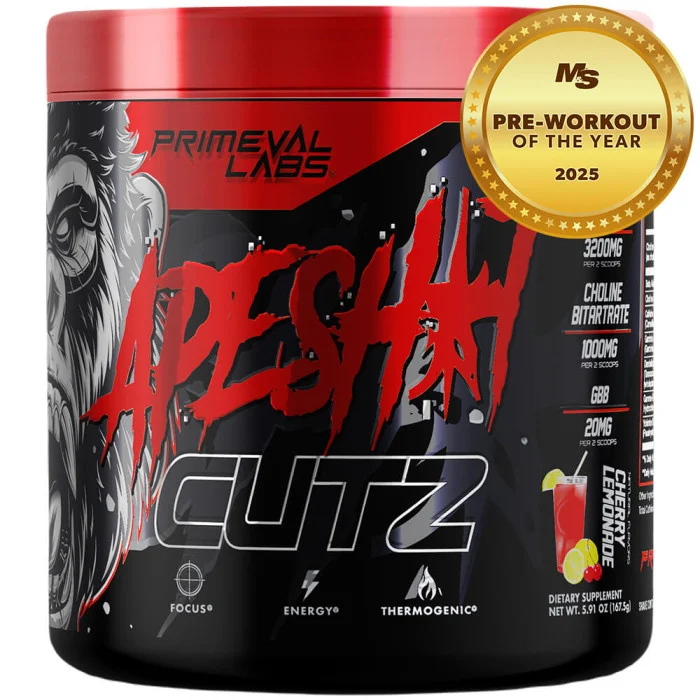 Primeval Labs Ape Cutz Pre- Workout - 50 servings cherry lemonade