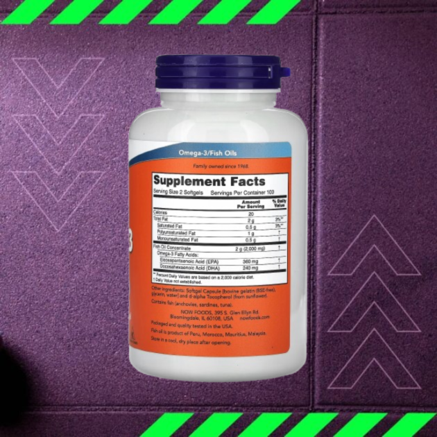 NOW Foods-omega-3,cápsulas blandas - Image 2